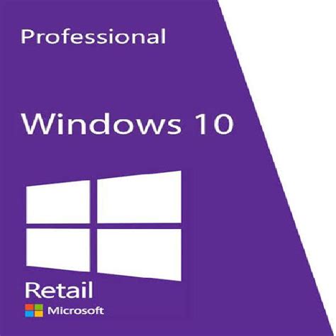 Microsoft Windows 10 Professional Retail License To Upgrade In South