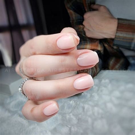 U As Perfectas Con Nivelacion Y Refuerzo Nude Nails Perfect Nails