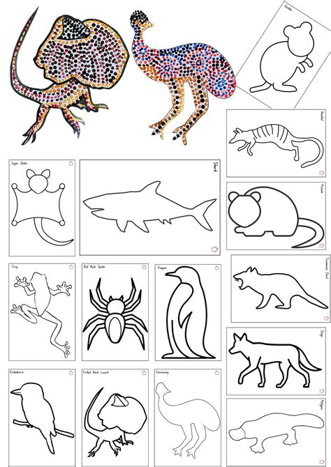 Australian Animal Outlines