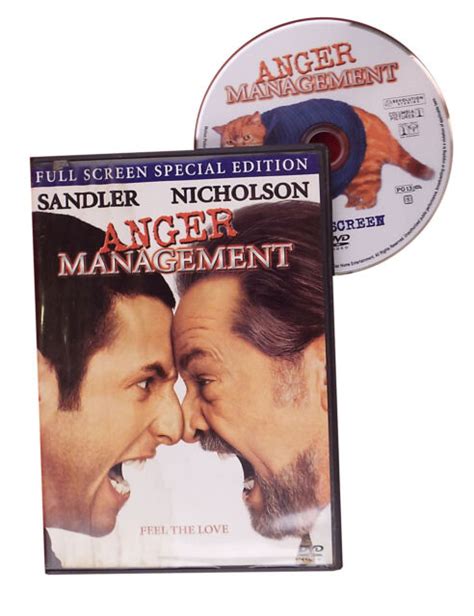 Anger Management DVD 2003 Jack Nicholson Adam Sandler Marisa Tomei