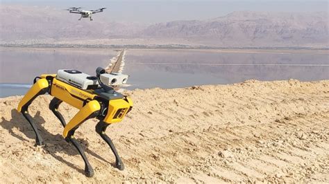 Autonomous Robots Partner With Inspection Drone Rockingrobots