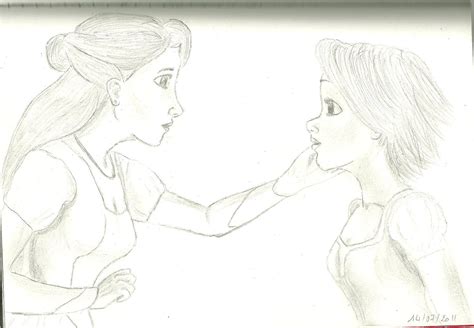 Rapunzel Meets Her Mother By Lekawetjen On Deviantart