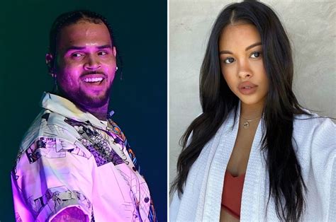 Chris Brown Shares Pic From Baby Mama Ammika Harris Maternity Shoot