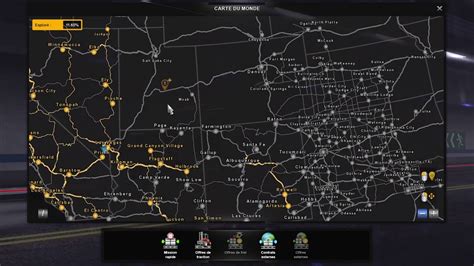 American Truck Simulator California Map Map