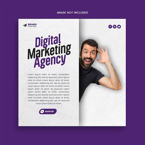 Premium Psd Digital Marketing Agency Instagram Post Design Template Psd