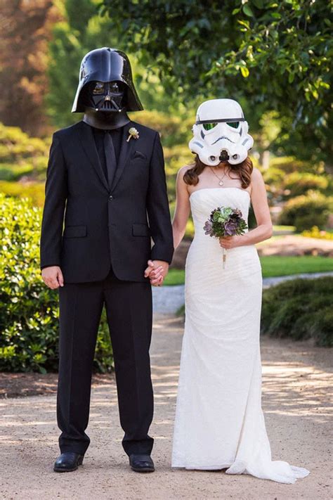 Star Wars Themed Wedding One With The Force An Out Of This World Star Wars Themed Wedding The
