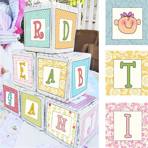 Homemade Baby Blocks Parties And Patterns Downloads