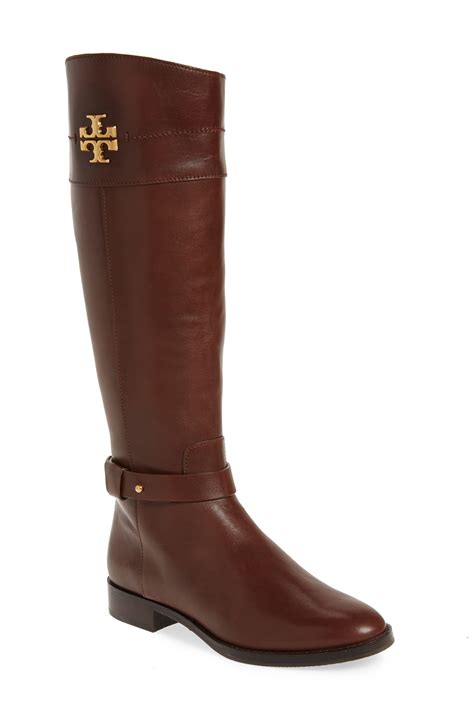 Tory Burch Everly Riding Boot In Brown Lyst