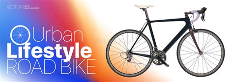 Realistic Road Bike Black Carbon Sport Bike Isolated On Gradient
