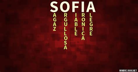 Qué Significa Sofia