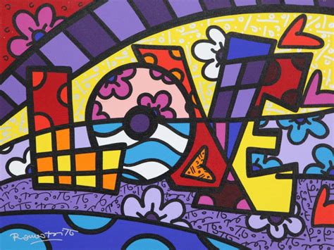 Romero Britto Inspired Art