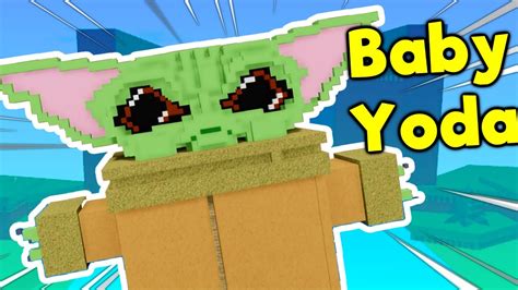 Baby Yoda Speed Build Build A Boat For Treasure Roblox Star Wars