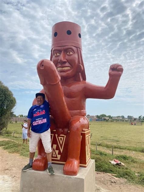 This Statue Of An Indigenous Mochica Man With A Giant Penis In Moche Peru R Interestingasfuck