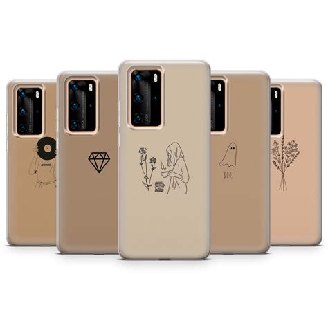 Beige Nude Case Cover For Huawei Mate 40 Pro Pro Huawei Etsy
