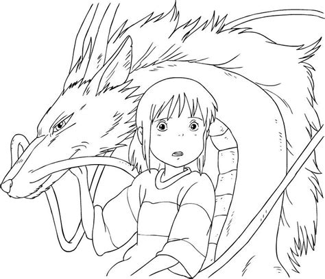 √ Spirited Away Coloring Pages Face Coloring Page No Face Spirited