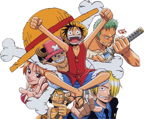 Render One Piece Luffy Zoro Usopp Sanji Chopper Nami Mugiwara One Piece Animes Et Manga