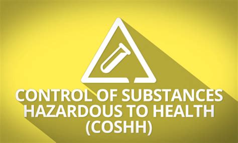 Control Of Substances Hazardous To Health Coshh Online Course