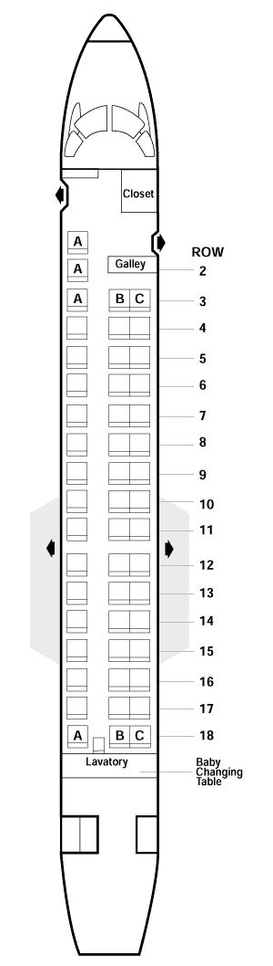 United Airlines Seating Chart Embraer Rj145 Two Birds Home