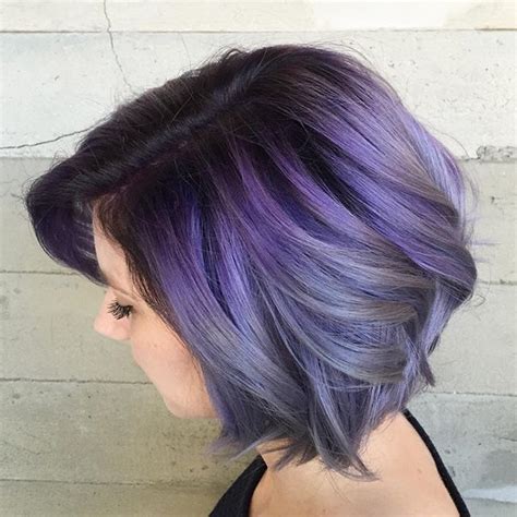 Dark Purple Hair Color Violet Hair Colors Hair Dye Colors Short