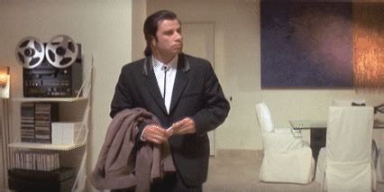 Quentin tarantino, pulp fiction, john travolta, from raincliff download gif vincent vega, confused travolta, lost, or share original confused travolta, best, memes, confused, meme you can. Pulp Fiction GIFs - Find & Share on GIPHY