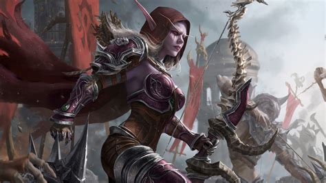Sylvanas Windrunner Horde Army World Of Warcraft Battle For Azeroth 8k 23553
