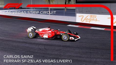 4K Assetto Corsa F1 2023 Carlos Sainz Onboard Lap Las Vegas YouTube