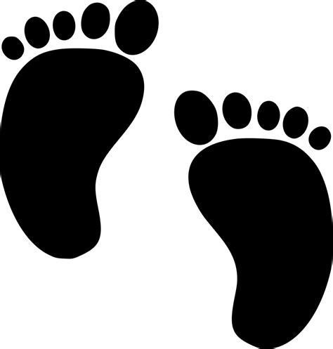 Free Baby Footprint Silhouette Download Free Baby Footprint Silhouette