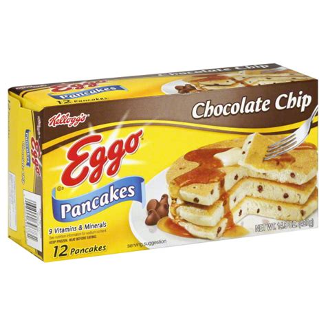 8 Frozen Chocolate Chip Pancakes Photo Eggo Chocolate