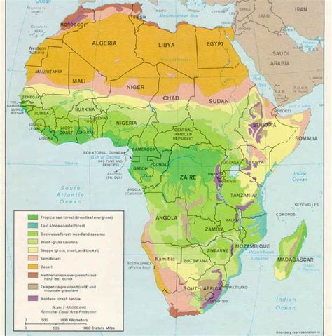 Climate Zones Africa Map Africa Climate Zones