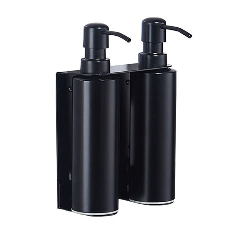 Wall Mounted Black Hand Double Sanitizer Soap Dispenser Buy Soap