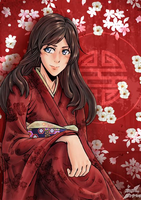Kimono Girl Lauranope By Arhdian On Deviantart
