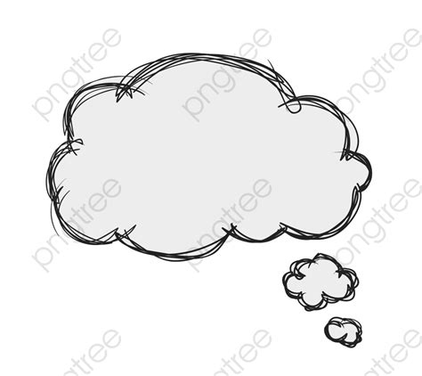 Black Clouds Message, Black Message Box, Message Display, Cute Logo PNG 