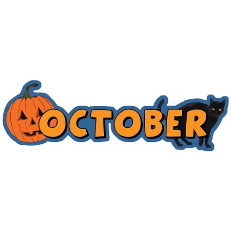 Months Of The Year October Signs