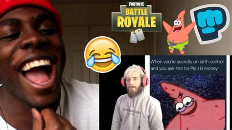 Fortnite Patrick Memes By Pewdiepie Reaction Youtube