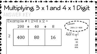 On this lesson, you will learn how to use area model multiplication to solve multiplicative comparison word problems! Area Model Multiplication: 4-Day Bundle