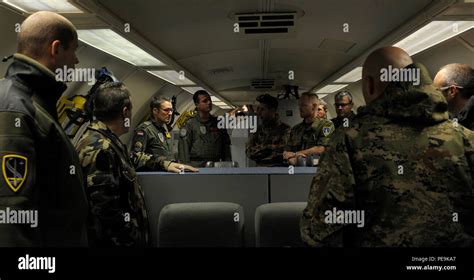 Members Of Nato Allied Air Command Aircom Tour An E 3 Sentry Airborne