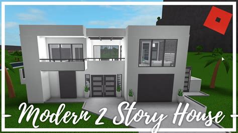 Roblox Welcome To Bloxburg Modern 2 Story House 84k Youtube