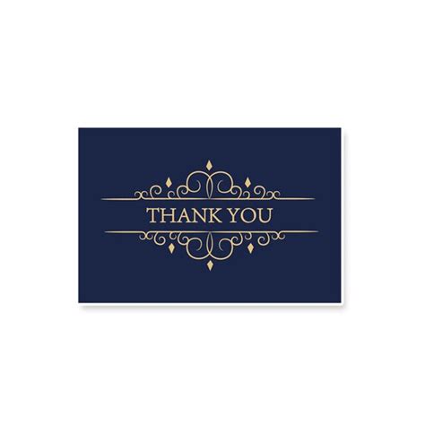 Aliexpress Com Buy Creative Thank You Cards Bulk Notes Navy Blue
