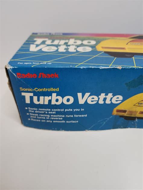 Radio Shack Turbo Vette Rc Car Sonic Controlled No 60 2387 Vintage
