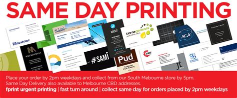 Just upload your photo via our walmart app, select your preferred photo gifts, and wait just a little while we get them ready for you. Same Day Business Cards | Urgent Business Card Printing Melbourne