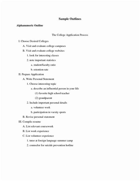 Mla Format Outline Template Awesome Best S Of Mla Format Outline Mla