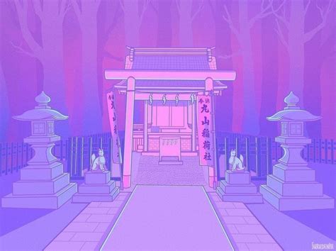 Purple Anime Background Aesthetic Pin By Ana Gomez On