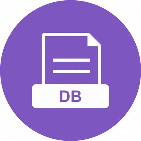 Database Db File Format Icon Download On Iconfinder