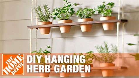 Diy Herb Garden Vertical Hanging Garden The Home Depot Youtube
