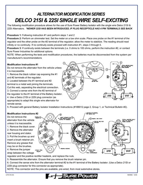 How To Wire A Self Regulating Alternator Wiring Diagram