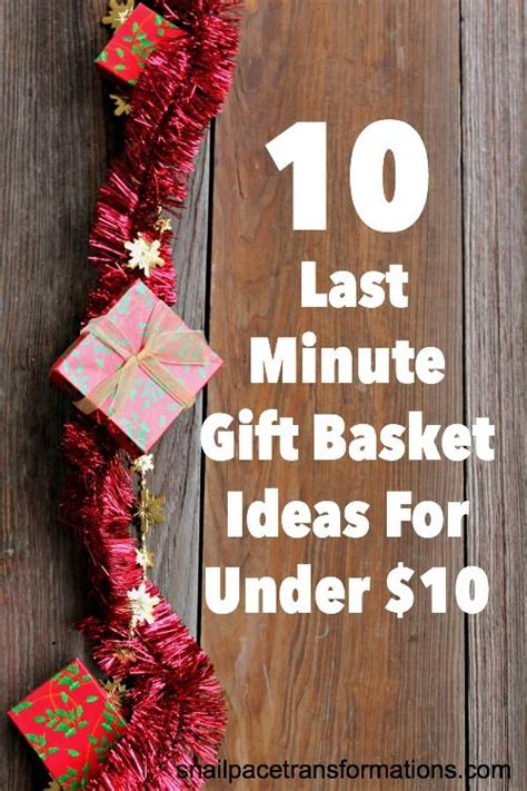 Maybe you would like to learn more about one of these? 10 Last Minute Gift Basket Ideas For Under $10 | Last ...