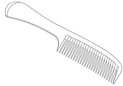 The set offers 5 dyeing brushes with soft your journey of coloring your hair the right way doesn't end at buying an ideal hair color brush applicator. Hair Comb Coloring Page coloring page & book for kids.