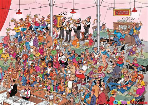 As you piece together these jigsaws you will be in stitches with the intricate hilarious detail. Jumbo 17282 - German Beer Party - Jan Van Haasteren - 500 ...