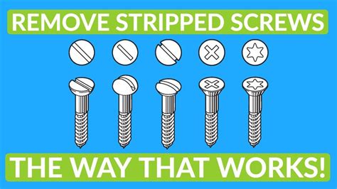 How To Remove A Stripped Screw A Method That Actually Works