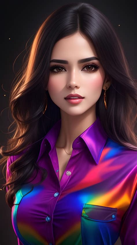 portrait of a gorgeous girl in colorful shirt gorgeous girls beautiful women ab de villiers